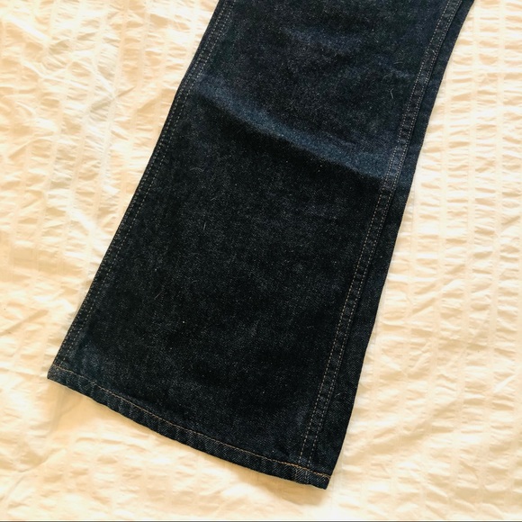 NWOT Uniqlo high waisted flare dark wash jeans - Picture 4 of 9